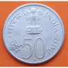 INDIA 50 PAISE 1964 1889 Jawaharlal  NEHRU KM.56 MONEDA DE NICKEL MBC++ R/2