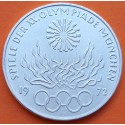 ALEMANIA 10 MARCOS 1972 D LLAMAS OLIMPIADA DE MUNICH KM.135 MONEDA DE PLATA SC- Germany 10 Marks silver