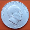 AUSTRIA 25 SCHILLINGS 1973 ANTON BRUCKNER KM.2892 MONEDA DE PLATA SC- Osterreich silver