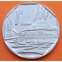 CUBA 1 PESO 2012 PAISAJE GUAMA Serie INTUR KM.579.2 MONEDA DE NICKEL EBC INSTITUTO NACIONAL DE TURISMO