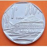 CUBA 1 PESO 2012 PAISAJE GUAMA Serie INTUR KM.579.2 MONEDA DE NICKEL EBC INSTITUTO NACIONAL DE TURISMO