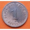 ALEMANIA 1 PFENNIG 1874 A AGUILA GRANDE Epoca IMPERIO Rey WILHELM I KM.1 MONEDA DE BRONCE MBC- Deutsche Reich Germany