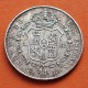 . @MUY RARA@ ESPAÑA Reina ISABEL II 1 REAL 1844 SRD Ceca de SEVILLA KM.518.3 MONEDA DE PLATA Spain silver