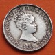 . @MUY RARA@ ESPAÑA Reina ISABEL II 1 REAL 1844 SRD Ceca de SEVILLA KM.518.3 MONEDA DE PLATA Spain silver
