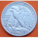 ESTADOS UNIDOS 1/2 DOLAR 1941 D WALKING LIBERTY KM.142 MONEDA DE PLATA MBC++ USA silver Half Dollar R/2