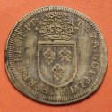 . FRANCIA 1 JETON 1685 ESCUDO REAL Ciudad NUREMBERG - REY LUIS XIV MONEDA DE LATÓN Token Louis France