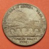 . FRANCIA 1 JETON 1693 PARÍS PUENTE DE NEUILLY SOBRE EL SENA - REY LUIS XIV MONEDA DE LATÓN Token Louis France