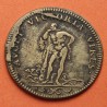 . FRANCIA 1 JETON 1660 HÉRCULES CON SU MAZA PISANDO LA HIDRA - REY LUIS XIV MONEDA DE LATÓN Token Louis France