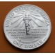 ESTADOS UNIDOS 1 DOLAR 1986 S ESTATUA DE LA LIBERTAD EN ELLIS ISLAND KM.214 MONEDA DE PLATA PROOF Imperfecciones