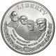 ESTADOS UNIDOS 1 DOLAR 1991 S MONTE RUSHMORE y PRESIDENTES KM.229 MONEDA DE PLATA PROOF US MINT USA silver