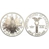 ESTADOS UNIDOS 1 DOLAR 1989 S BICENTENARIO DEL CONGRESO KM.225 MONEDA DE PLATA PROOF @NO ESTUCHE@ USA