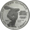 ESTADOS UNIDOS 1 DOLAR 1983 S DISCOBOLO OLIMPIADA LOS ANGELES 1984 KM.209 MONEDA DE PLATA PROOF USA Silver Dollar
