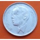 MARRUECOS 5 DIRHAMS 1965 AH1384 REY HASSAN II KM.57 MONEDA DE PLATA MBC+ Morocco silver