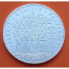 1º AÑO DE EMISIÓN x FRANCIA 100 FRANCOS 1982 PANTHEON KM.951.1 MONEDA DE PLATA SC- France silver