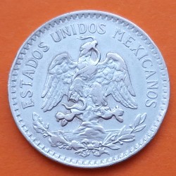 MEXICO 50 CENTAVOS 1935 AGUILA y VALOR KM.447 MONEDA DE PLATA MBC Mejico Mexiko silver coin