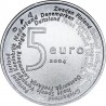 HOLANDA 5 EUROS 2004 AMPLIACION DE EUROPA KM.252 MONEDA DE PLATA SC Netherlands
