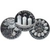 2 monedas @1,19 ONZAS@ SAN MARINO 5 EUROS 2002 + 10 EUROS 2002 BIENVENIDA AL EURO PLATA NO ESTUCHE