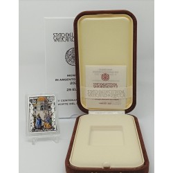 . 1 acoin @LINGOTE COLORES@ VATICANO 25 EUROS 2023 SANTA PASCUA RESURRECCIÓN MONEDA DE PLATA ESTUCHE