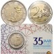 . 1 moneda x BELGICA 2 EUROS 2022 PROGRAMA ERASMUS 35 ANIVERSARIO SC @COINCARD@ CONMEMORATIVA Belgium
