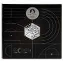 FRANCIA 10 EUROS 2024 JUEGOS OLIMPICOS DE PARIS 2024 @HEXAGONAL@ 4ª MONEDA DE PLATA SC Estuche