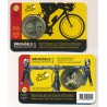 BELGICA 2,50 EUROS 2019 CICLISMO TOUR DE FRANCIA MONEDA DE LATON SC COIN CARD Belgium Tour de France Grand Depart Brussels