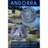 . 1 aaaaacoin x ANDORRA 1,25 EUROS 2024 CRUZ DE LOS 7 BRAZOS y VIRGEN 2 Monedas de NICKEL SC Blister