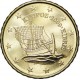 CHIPRE 10 CENTIMOS 2024 ANTIGUO BARCO MONEDA DE LATÓN SC Cyprus Euro Coin