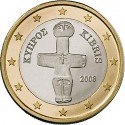 CHIPRE 1 EURO 2024 ESTATUA TRIBAL MONEDA BIMETALICA SC Cyprus Zypern 1€
