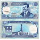 IRAK 100 DINARES 1994 SADAM HUSSEIN y MONUMENTO Tipo AZÚL INTENSO Pick 84.A BILLETE SC Iraq UNC BANKNOTE