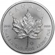 CANADA 5 DOLARES 2021 HOJA DE ARCE MONEDA DE PLATA PURA SC $5 Dollars coin OZ OUNCE MAPLE LEAF 1 ONZA