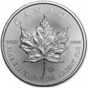 CANADA 5 DOLARES 2021 HOJA DE ARCE MONEDA DE PLATA PURA SC $5 Dollars coin OZ OUNCE MAPLE LEAF 1 ONZA