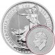 . 1 acoin @BRITANNIA 1ª con CHARLES III CORONADO@ INGLATERRA 2 LIBRAS 2023 BRITANNIA MONEDA DE PLATA ONZA Oz