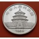 CHINA 10 YUAN 1989 OSO PANDA @FECHA PEQUEÑA@ MONEDA DE PLATA SC 1 ONZA Oz OUNCE silver coin CAPSULA
