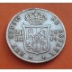 ESPAÑA Rey ALFONSO XII 20 CENTAVOS DE PESO 1882 ISLAS FILIPINAS KM.149 MONEDA DE PLATA MBC Spain colonial coin