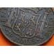 . ¿¿FALSA DE ÉPOCA - PRUEBA EN COBRE?? ESPAÑA Reina ISABEL II 10 REALES 1853 Ceca de MADRID KM.595.2 MONEDA RARA Spain
