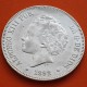 ESPAÑA 5 PESETAS 1892 * 18 92 PGM REY ALFONSO XIII tipo "RIZOS" KM.700 MONEDA DE PLATA (DURO) Spain silver R/1