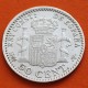 ESPAÑA Rey ALFONSO XIII 50 CENTIMOS 1900 * 0/0 SMV REY y ESCUDO KM.705 MONEDA DE PLATA EBC- Spain silver R/2