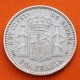 ESPAÑA Rey ALFONSO XIII 1 PESETA 1904 * 19 04 SMV KM.721 MONEDA DE PLATA Spain R/5