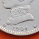 ESPAÑA Rey ALFONSO XIII 1 PESETA 1904 * 19 04 SMV KM.721 MONEDA DE PLATA Spain R/5