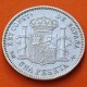 ESPAÑA Rey ALFONSO XIII 1 PESETA 1904 * 19 04 SMV KM.721 MONEDA DE PLATA Spain R/5