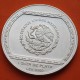 MEXICO 5 PESOS 1993 BAJORRELIEVE DE EL TAJIN KM.569 MONEDA DE PLATA SC 1 ONZA OZ Silver coin Nuevo