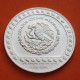 MEXICO 25 PESOS 1992 GUERRERO AGUILA KM.554 MONEDA DE PLATA SC- 1/4 ONZA OZ Silver coin 1 Peso