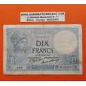 . @PVP NUEVO 180€@ FRANCIA 10 FRANCOS 1931 DIOSA MINERVA y CAMPESINA Pick 73.D BILLETE CIRCULADO France