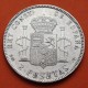 ESPAÑA Rey ALFONSO XIII 2 PESETAS 1905 * 19 05 SMV KM.725 MONEDA DE PLATA MBC+ Spain silver coin R/3
