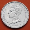ESPAÑA Rey ALFONSO XIII 2 PESETAS 1905 * 19 05 SMV KM.725 MONEDA DE PLATA MBC+ Spain silver coin R/3