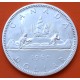 CANADA 1 DOLAR 1965 INDIOS EN CANOA KM.64.1 MONEDA DE PLATA EBC $1 Dollar silver 0,60 ONZAS