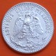 MEXICO 20 CENTAVOS 1943 AGUILA y VALOR KM.438 MONEDA DE PLATA EBC + DEFECTO Mejico silver coin WWII