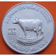 CUBA 1 PESO 1982 GANADO VACUNO ALIMENTO PARA TODOS KM.95 MONEDA DE NICKEL SC- Caribe coin