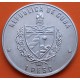 CUBA 1 PESO 1982 GANADO VACUNO ALIMENTO PARA TODOS KM.95 MONEDA DE NICKEL SC- Caribe coin