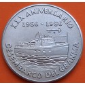 CUBA 1 PESO 1986 XXX ANIVERSARIO DEL DESEMBARCO DEL GRANMA KM.136 MONEDA DE NICKEL SC- Caribe coin